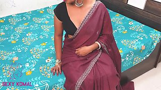 Sexy Indian Komal Gets Doggystyle Fucked Hard by Driver When He Comes For Milk - Homemade Desi Bhabhi Cheating