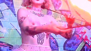 Blonde fetish babe fist her best friends gaping pussy