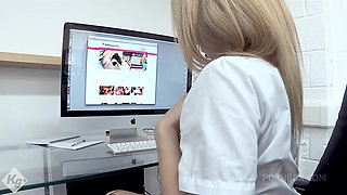 Hung Cock For The Busty Office Slut