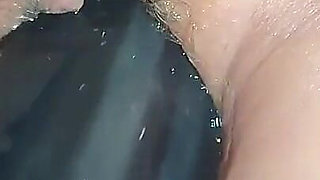 Snow Girl Masturbates with Monster Dildo