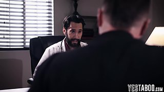 Doctor nail heavy-breasted mature in front of hubby