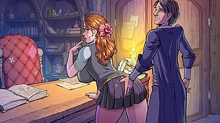 Discover big asses and magic in this animated wizard-themed adventure