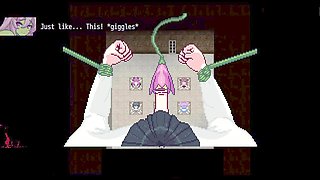 Pixel art, internal cumshot, blowage