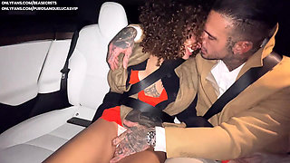 After Dinner Fuck. Curly Hair Beauty with a Perfect Ass