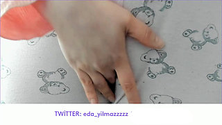 PAJAMA MASTURBATE- RUBBING PUSSY WITH PAJAMA