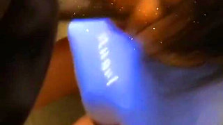 Cutie Girl with Pretty Eyes Take BBC Down Her Wet Throat Sloppy Blowjob