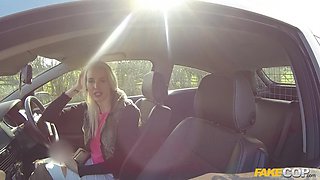Copper Fucks Blond hair lady With No Licence 1 - Fake Cop