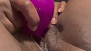 Stimulating My Clit Cumming Hard Butt Plug Deep in My Arsehole
