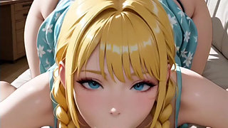 Hentai anime - I always suck my friend's cock when I go to his house