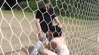 Hottie honey's big cock action