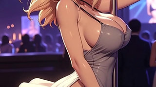 Sexy Woman Dance - My Stepmom Work Pole Dance