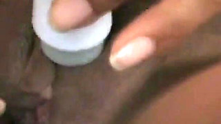 The first porn of a big ebony slut who wants to enjoy with sex toys and touch herself with her fingers