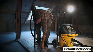 Old Guys make me so Fucking Horny! Nikky Thorne & Phillippe Soine for GrandDadz