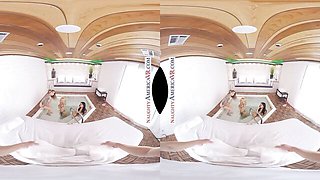 Well-proportioned Sarah Jessie and Victoria June - naughty america vr clip - Naughty America