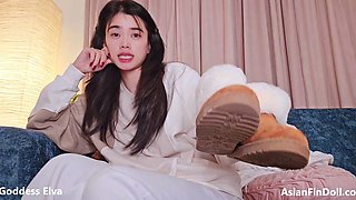 AsianFinDoll - Socks Humiliation, Beta Cuck Humiliation,