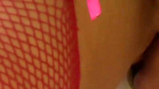 A Delicious Hole Scene-2 busty Brunette Lucie Love Jerks off in Lingerie in the Bathroom and Ends up Sucking Big Glory Hole Cock