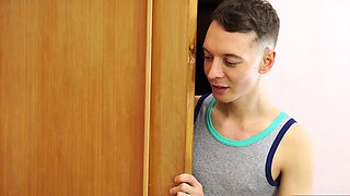 Horny Twink Barebacked After Blowjob
