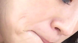 Slim Japanese Girl with Big Natural Tits Seduce to Uncensored JAV Creampie Fuck