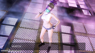 Aespa - Armageddon - Akali Sexy Striptease