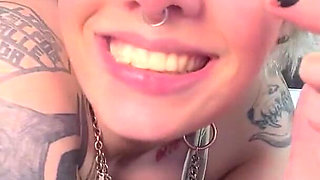 Nose Fetish Cute Goth Rubs Your Cock All Over Her Button Nose Pig Nose Flaring JOI Cum Inside My Nose