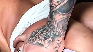 I Pull Down Her Thong, I Put My Cock in Her and She Swallows My Cum - Duvan Saray