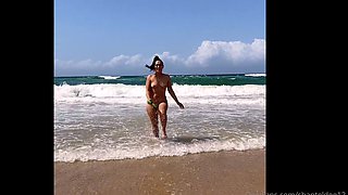 First time amateur brunette solo with dildo