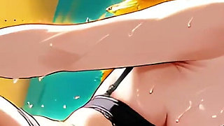 Married French Blonde MILF Seduced in Fitting Room - Ai Animation