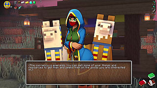 Alex Sucks Steve Through a Gloryhole! Sloppy Blowjob HornyCraft Minecraft Parody