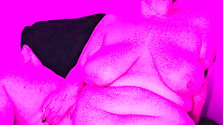 BBW Spreads Her Pussy for Her Machine