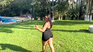 I Made My Dream Come True I Swam Naked in My Neighbor's Pool Then I Gave Him My Tasty Pussy