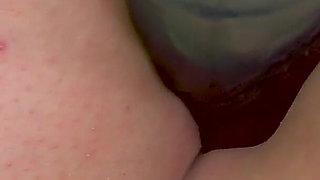 Redhead BBW Scorpio From the UK Puts Her Dildo to Work on the Sofa