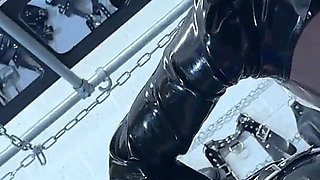 Mistressae Sessions with Princess Latex Rubber Doll: the Sybian Experiment