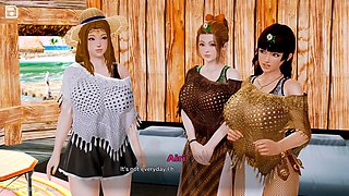 Curvy teen with a big ass showing off her backside and ready to play