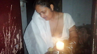 Back From Kovil and She Looks so Sexy