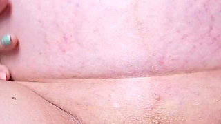 9 Month Pregnant Is Spreading Her Pussy