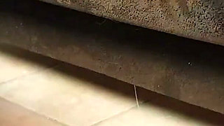 POV Sweaty Barefoot Slow Footjob in Skinny Jeans & Cum on Feet - Dame Olga 4K (057b)