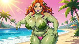 Hulking Thick Babes at the Beach