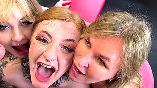 Real amateur skanks have group sex at slutty party in hi def