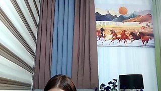 Shemale tranny masturbates and ass plays