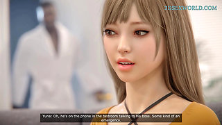 Petite Asian Wife Yuna Cheating her Husband with BBC Investor (3D Realistic Gameplay)