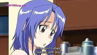 MILFs Kozue & Mai Are Ruined by Horny Cock & Crampied Over & Over - HENTAI UNCENSORED (ENG Sub)