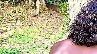 Two Stoners Getting Great and Naked Outside in the Garden