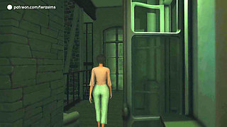 Taking my son's slutty girlfriend in the bathroom