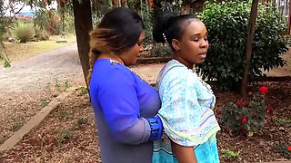 These BBW BLACK LESBIANS take a DILDO