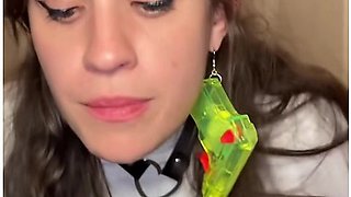 My Sisters Busty Bff Vibrates Her Pussy In Front Of Me!!