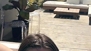 Lesbian Duo with My Tattooed Big Ass Friend Nina Beauregard in the Spa