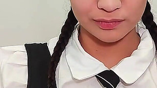 Heavy Make up Transformation CEI Dildo Vibrator Masturbation