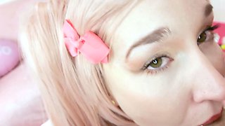 Amateur teen Blowjob with hardcore drilling