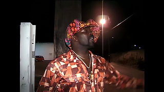 Dominated Man in Fishnet Stockings Fucks His Sexy Mistress