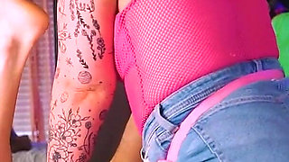 Pegged in Chastity by Curvy Pink Goddess - Goddess Jade
